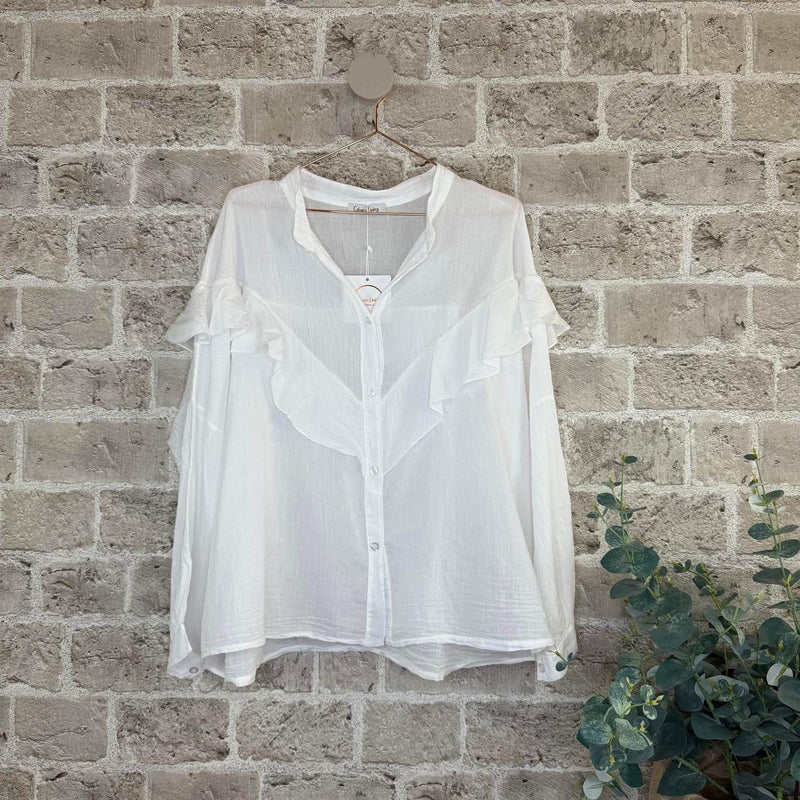 Bluse Fling White