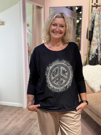 Bluse Peace Navy