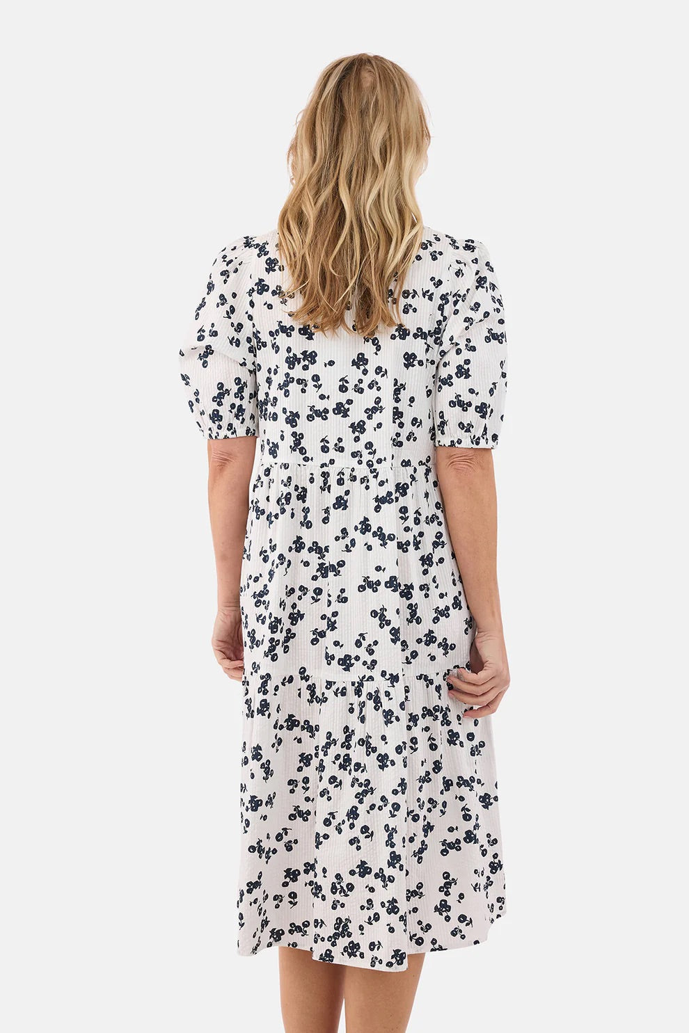 Kjole Gardening White/Navy