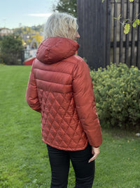 Kort Jakke Dunmix Brick