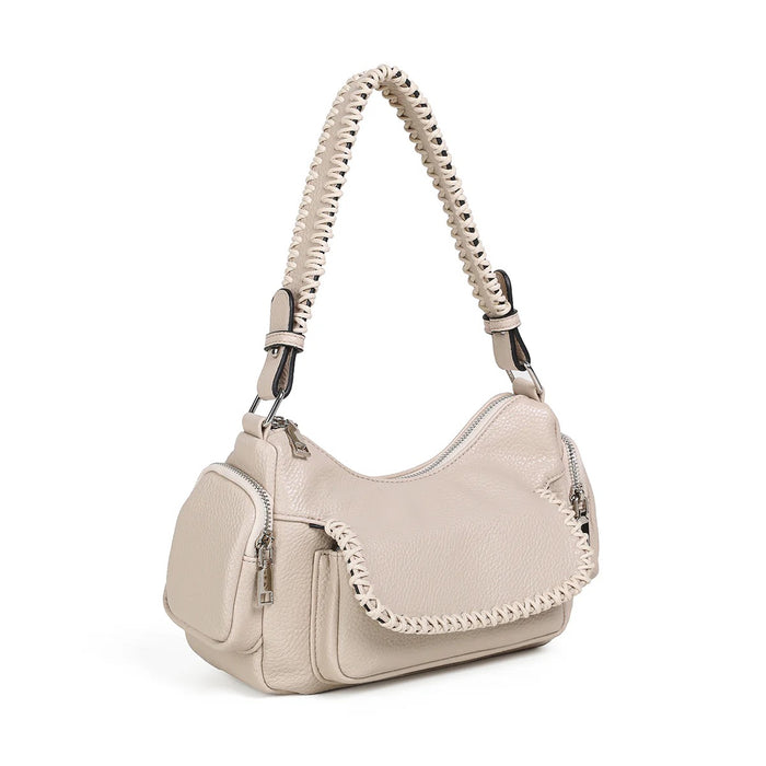 Fanny Bag m. Makrame Hvit