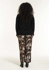 Snaila Knit Blouse Black