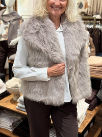 Lux Fur Vest Fango