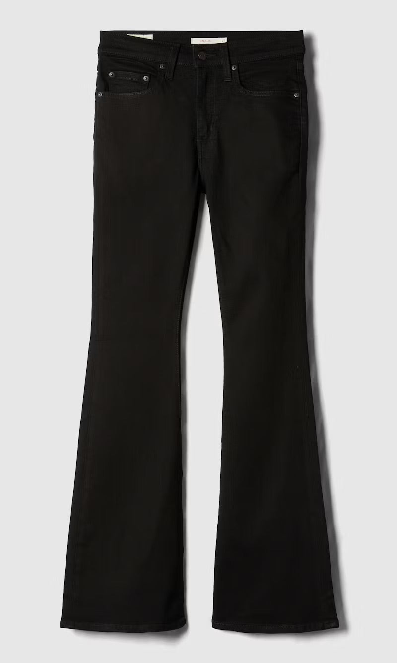 Levis 726 High Rise Flare Midnight Gaze (Sort)
