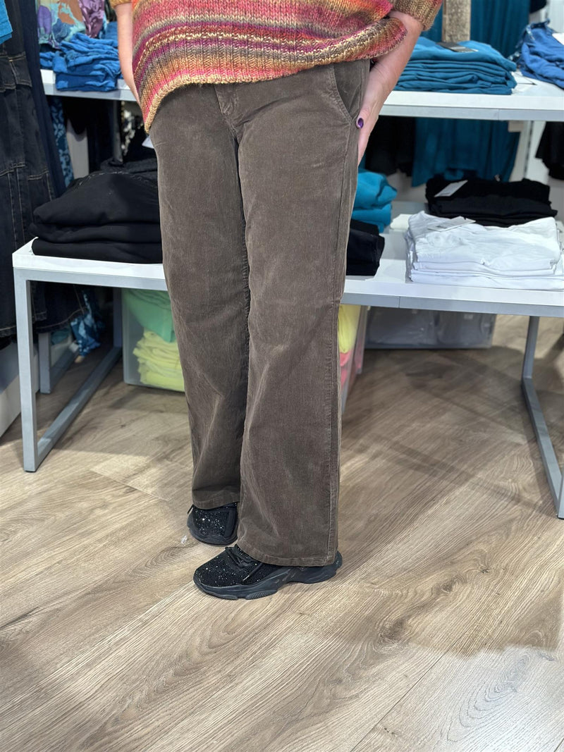 Chino Flare Pant Baby Cord Earth 78cm