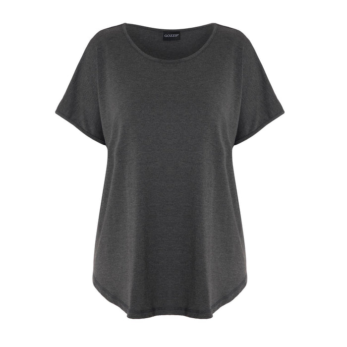 Gitte T-Shirt Grey Melange